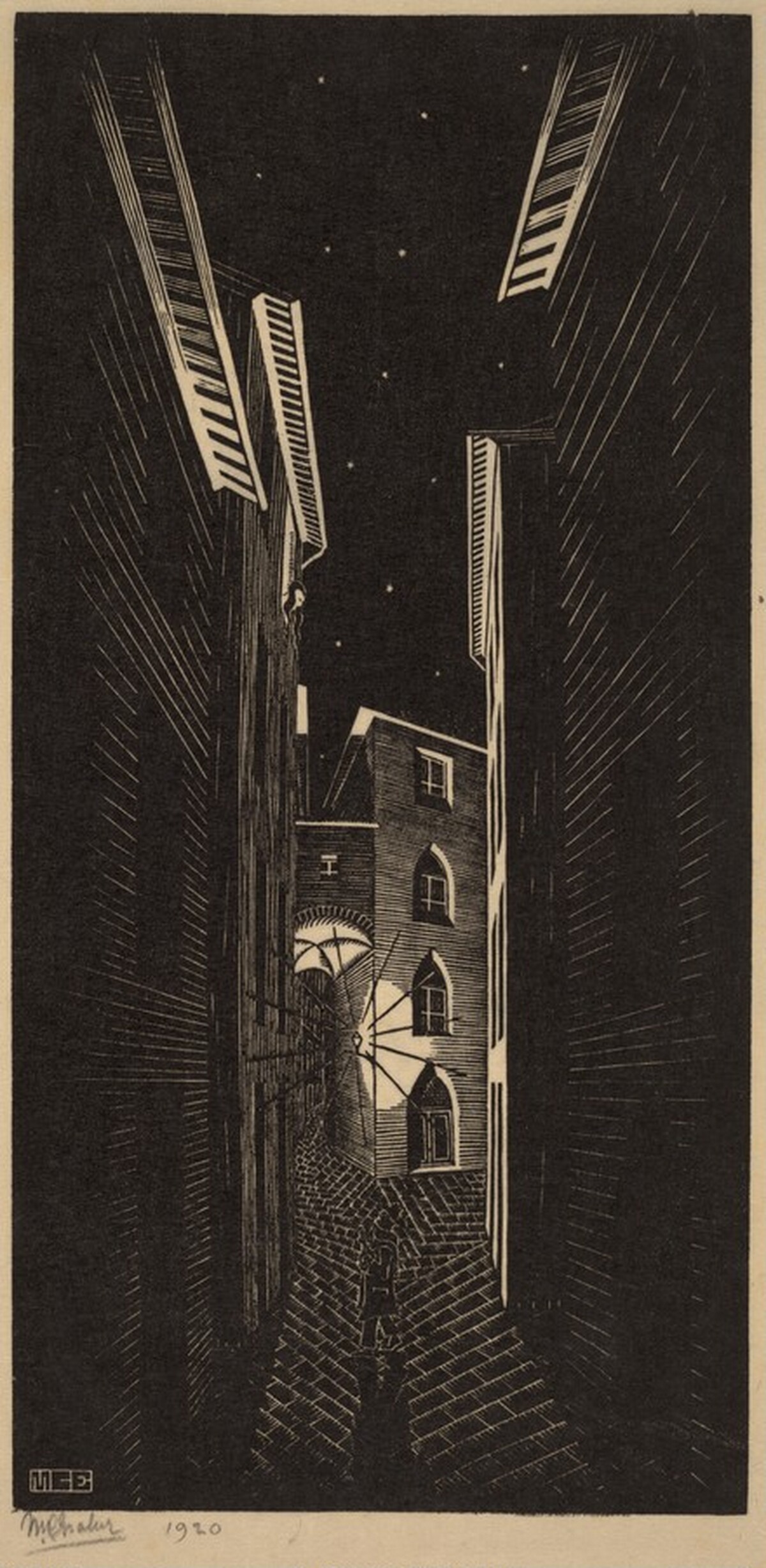 Serenade in Siena by M.C. Escher
