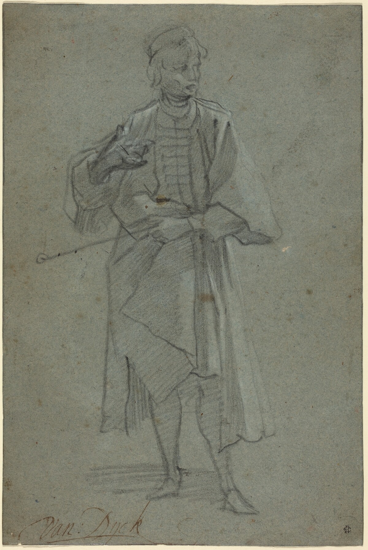 Figure of a Man [recto] by Ventura Salimbeni