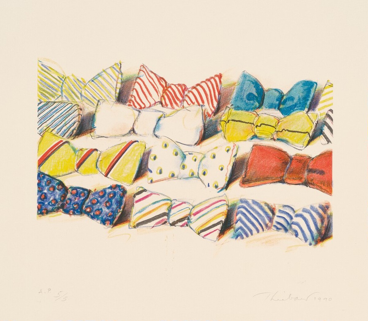 Bow Ties by Wayne Thiebaud