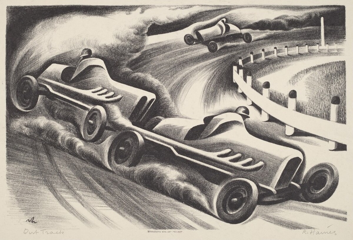 Dirt Track by Richard Haines