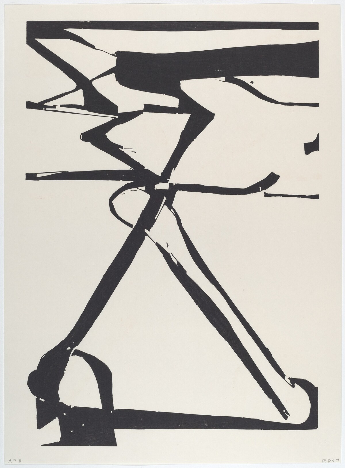 Double X [artist's proof] by Richard Diebenkorn