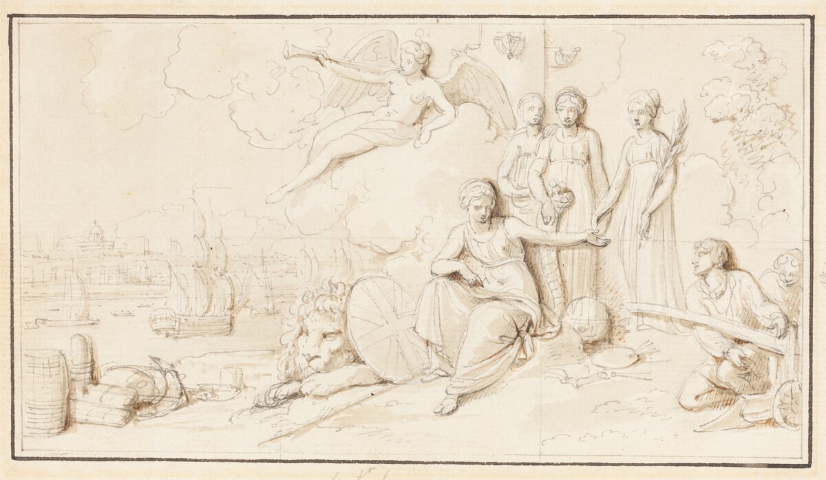 An Allegory of Britain's Mercantile Power by Robert Smirke