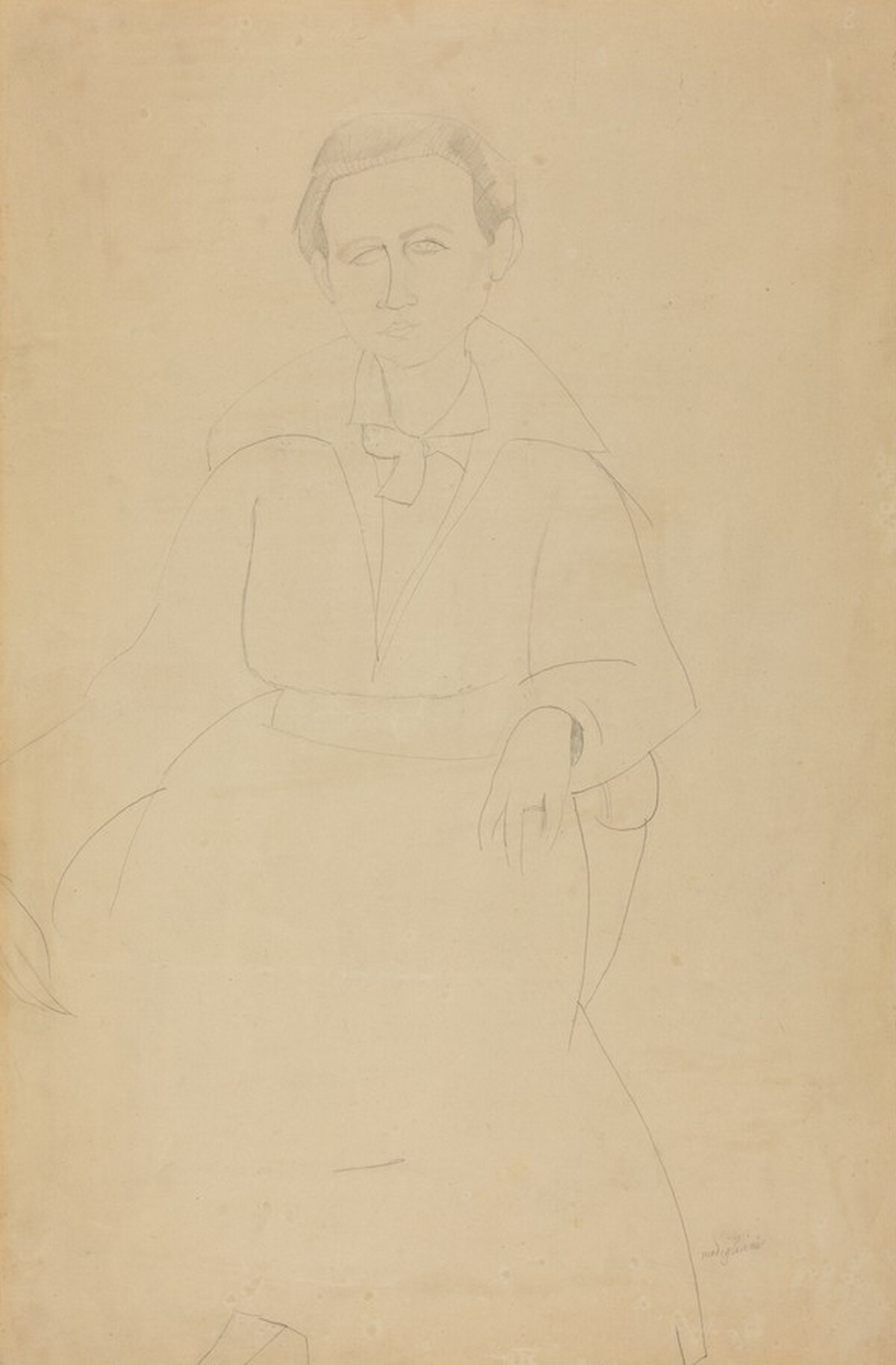 Seated Woman by French 20th Century