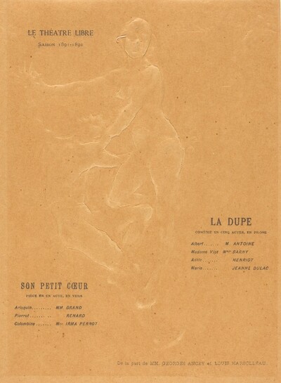 La Dupe; Son petit coeur