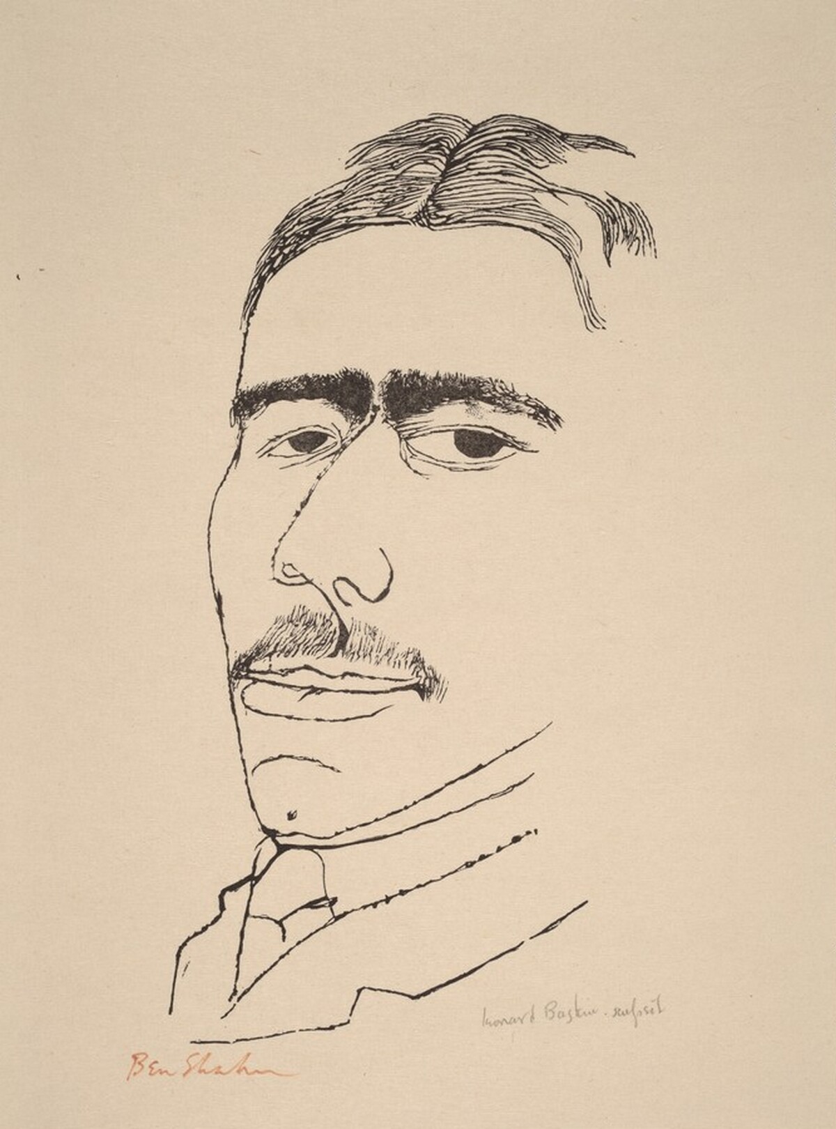 Wilfred Owen by Leonard Baskin after Ben Shahn