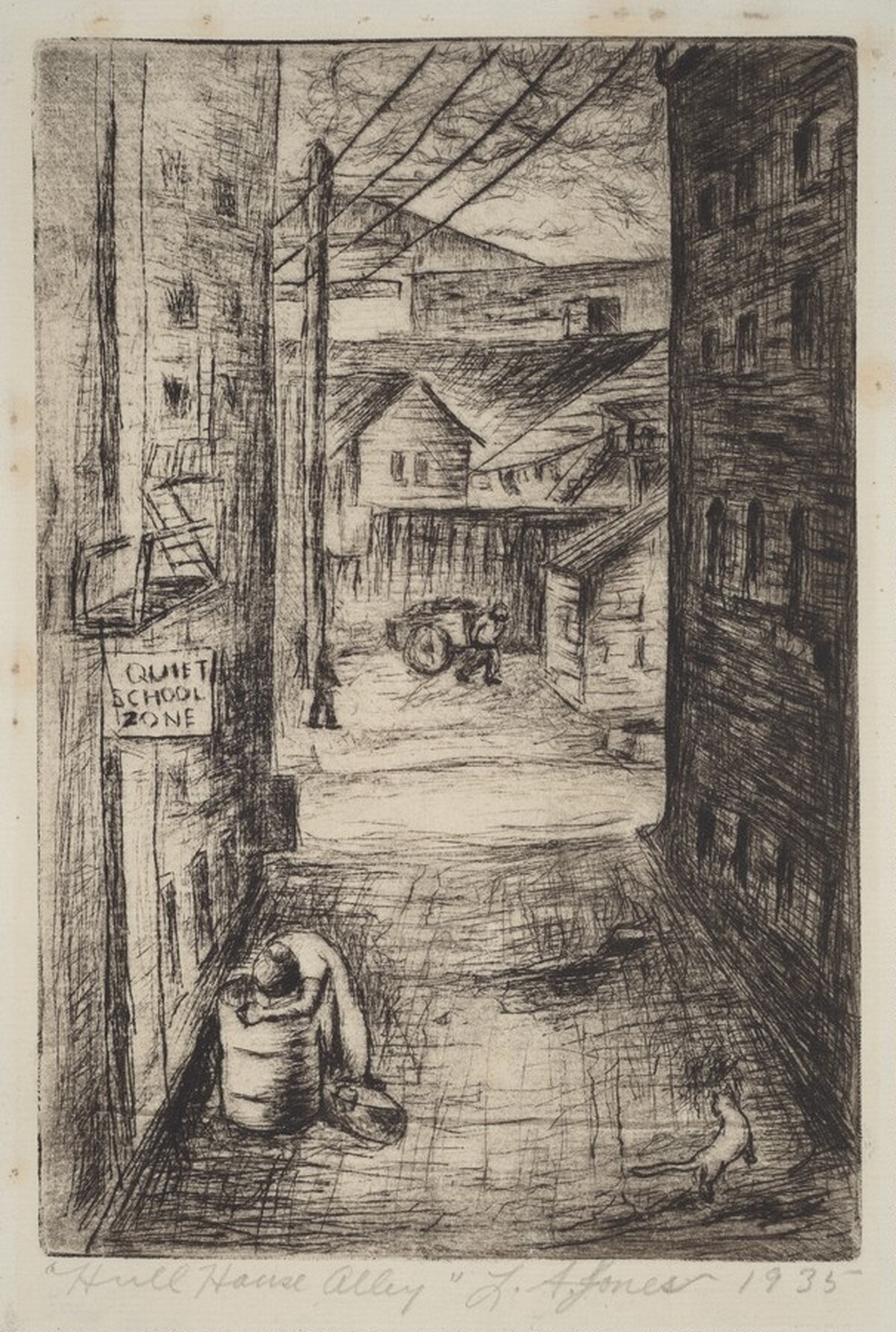 Hull House Alley by Lawrence Arthur Jones