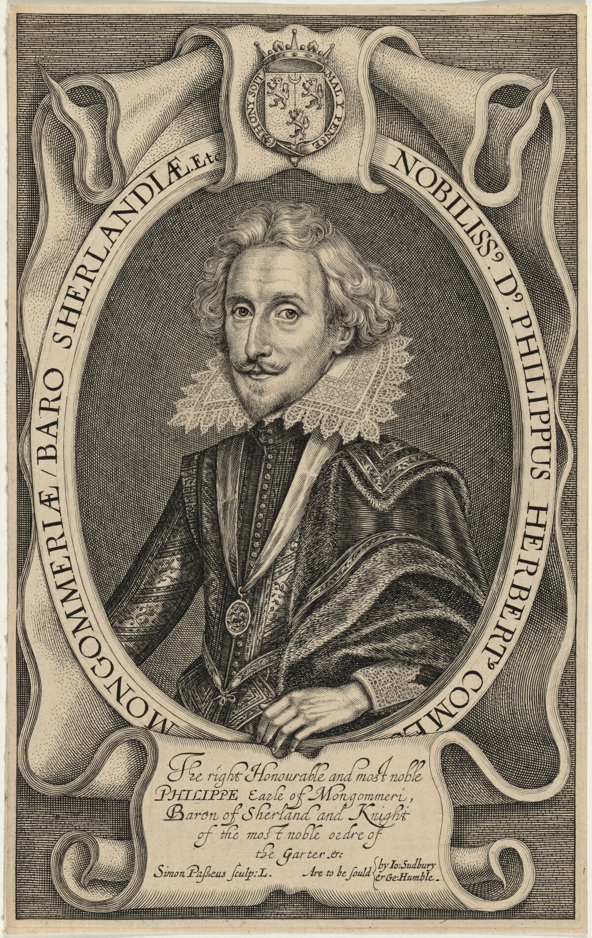 Philip Herbert, Fourth Earl of Pembroke by Simon de Passe