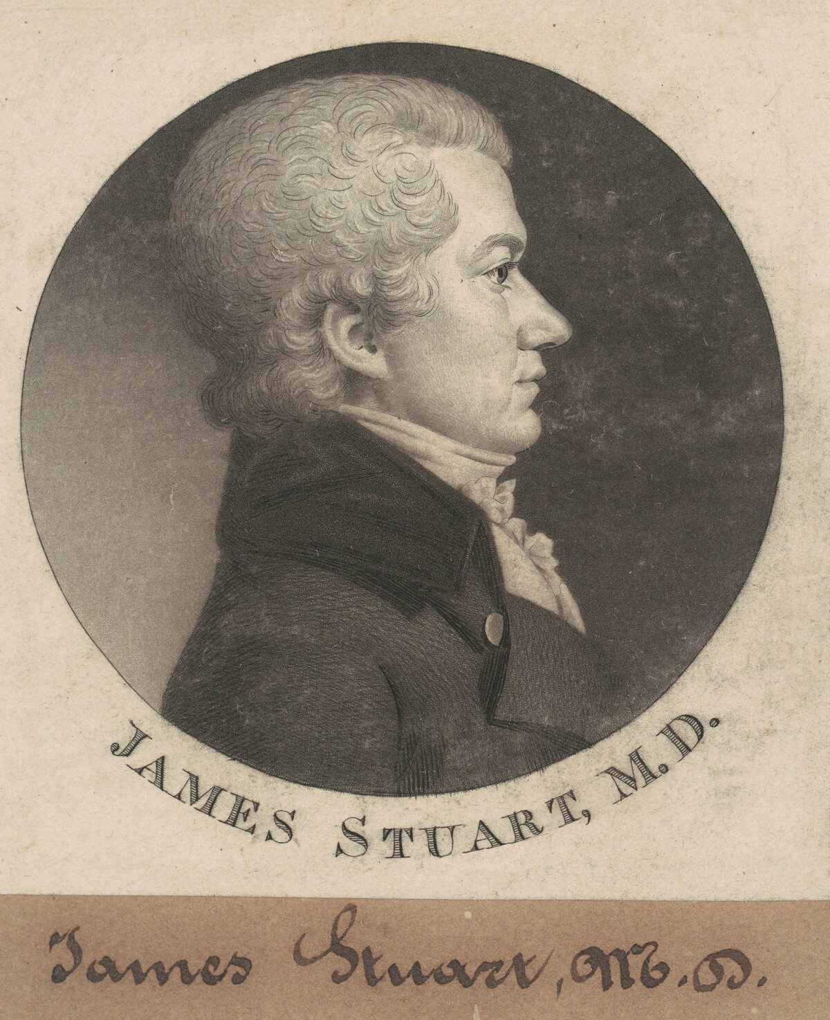 James Stuart by Charles B. J. Févret de Saint-Mémin