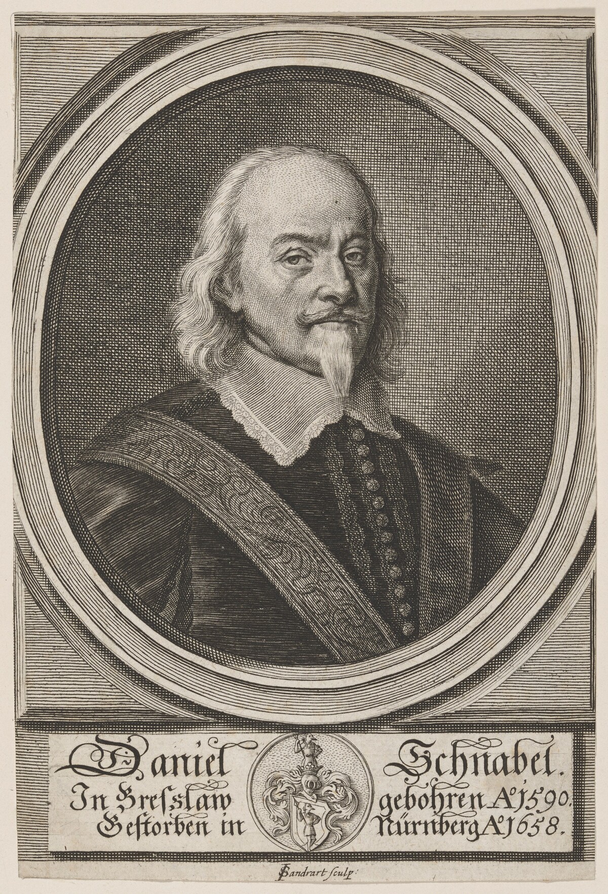 Daniel Schnabel by Jacob von Sandrart
