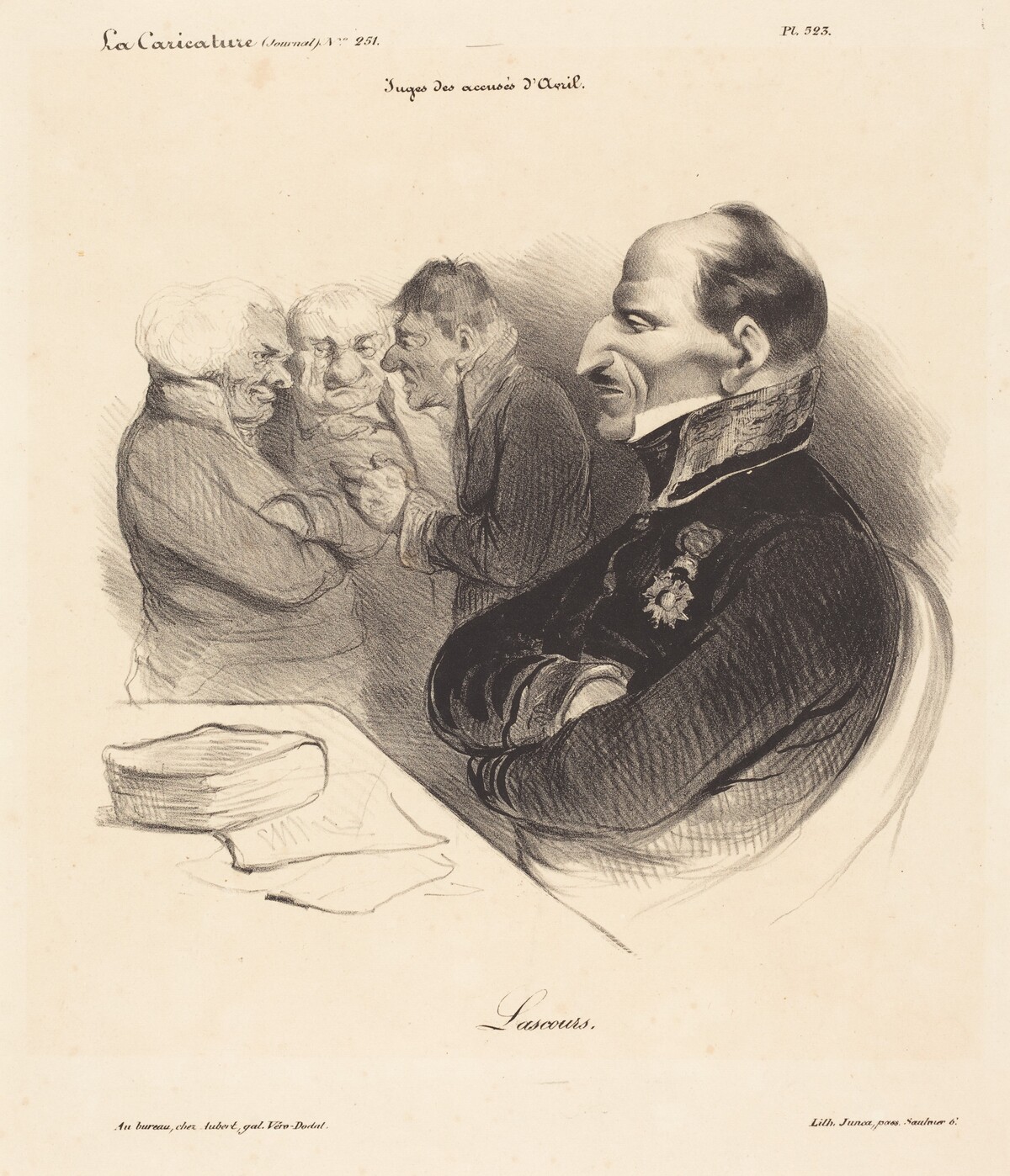 Baron de Lascours by Honoré Daumier