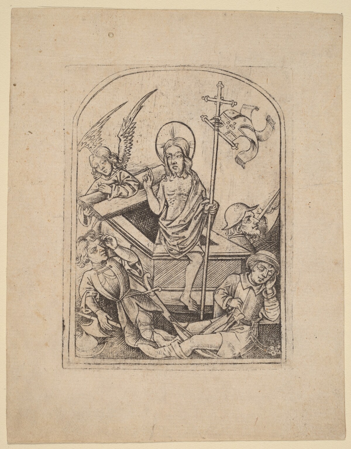 The Resurrection by Master of the Boccaccio Illustrations