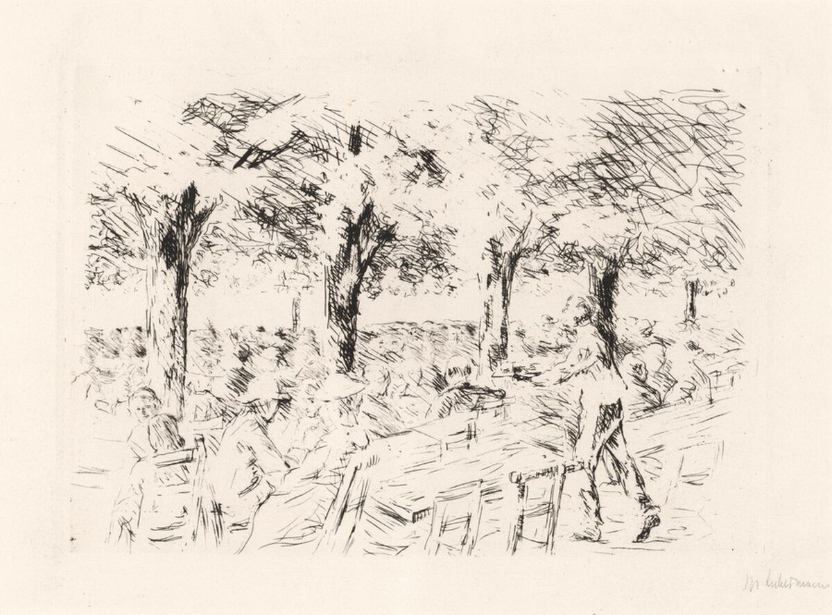 Cafe by Max Liebermann