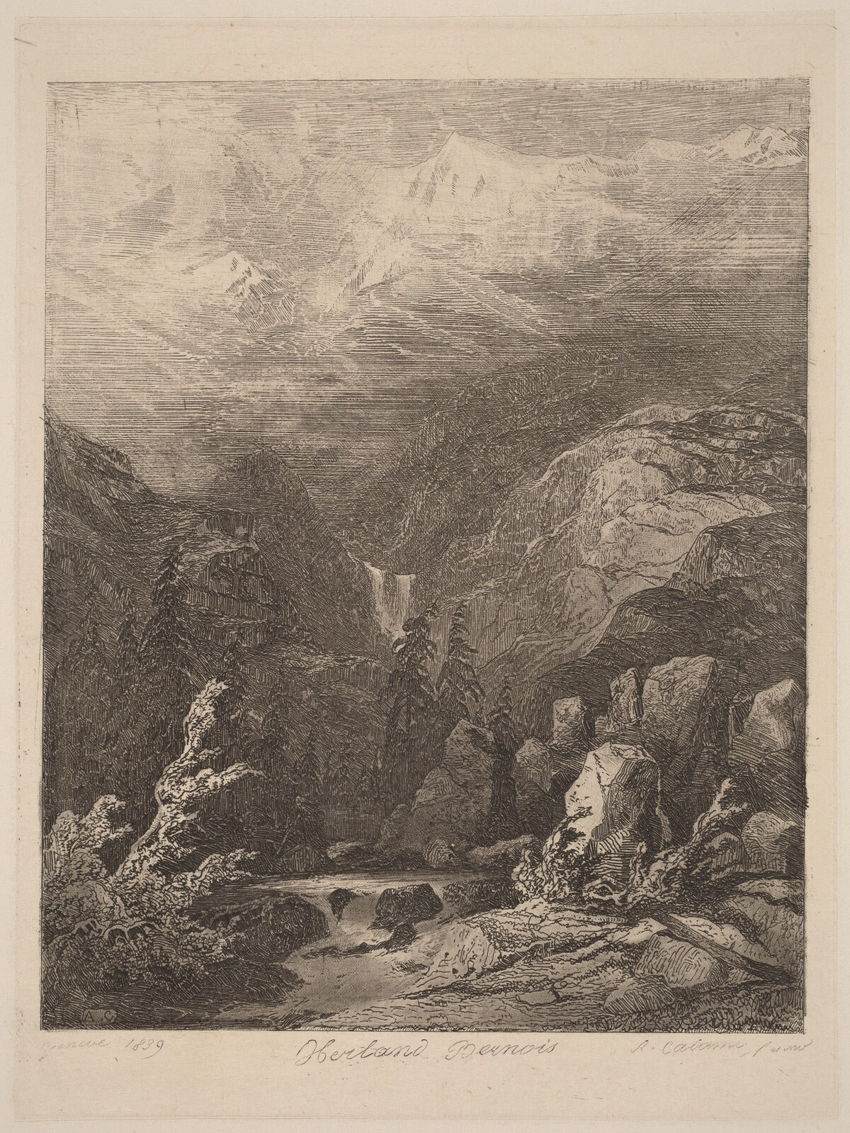Oberland Bernois by Alexandre Calame