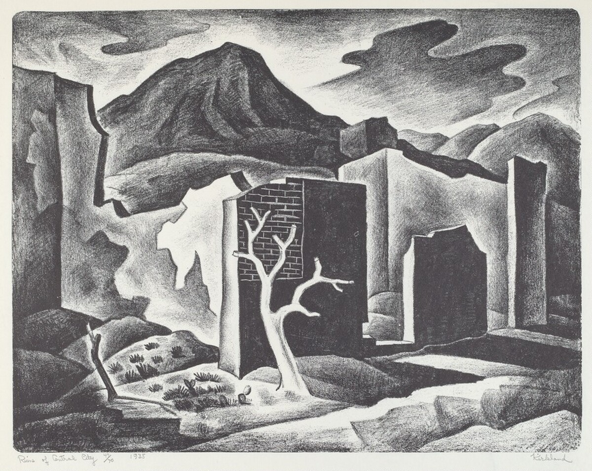 Ruins of Central City by Vance Hall Kirkland