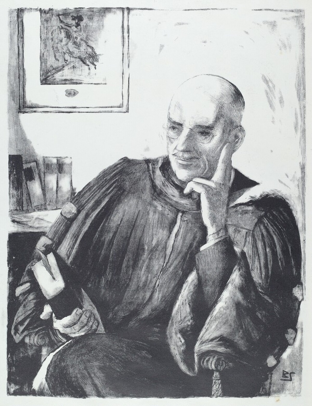 Dr. Edwin Williams [verso] by Benton Murdoch Spruance