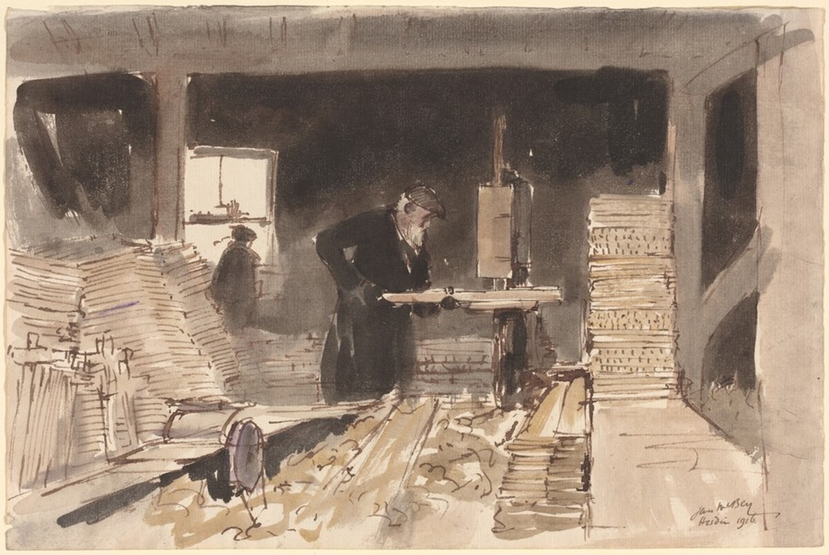 Carpenter of Hesdin by James McBey