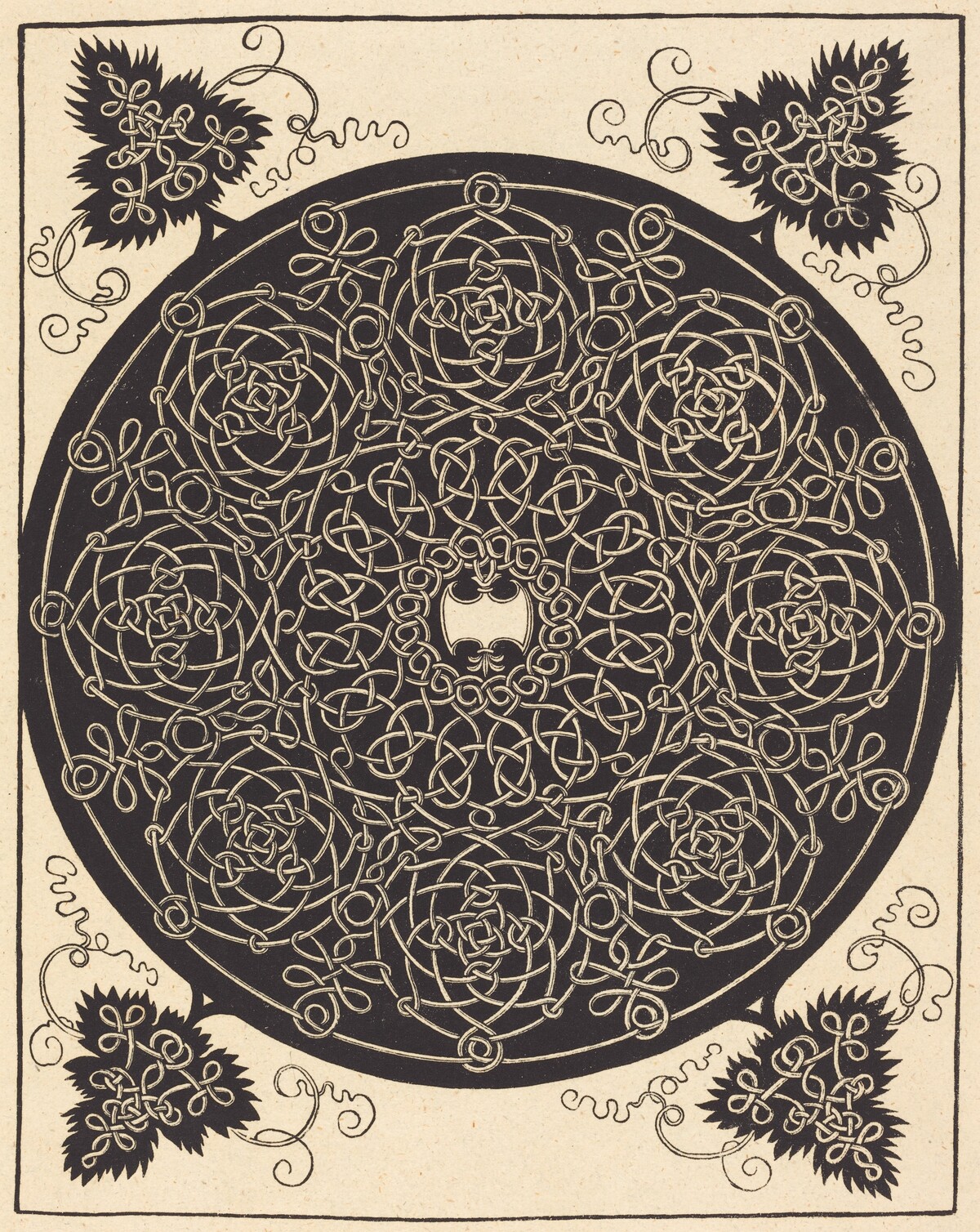 The Fifth Knot (with a six-pointed white shield) by Albrecht Dürer