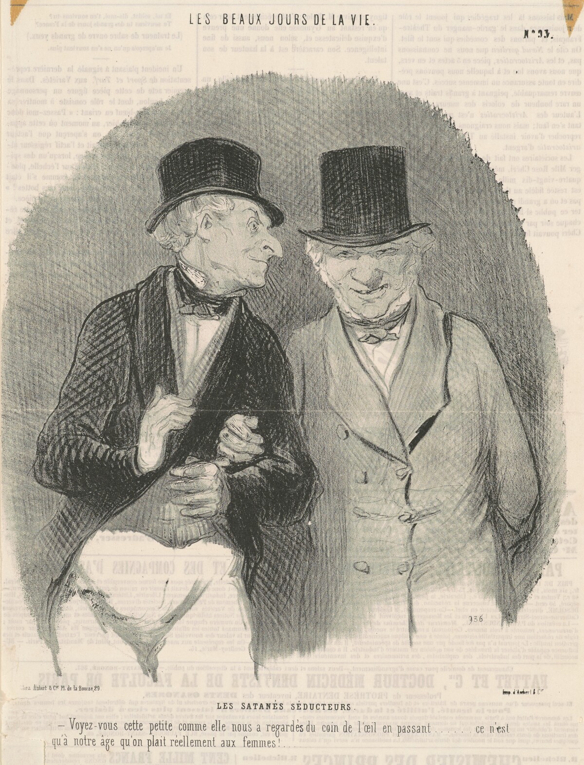 Les satanés séducteurs by Honoré Daumier