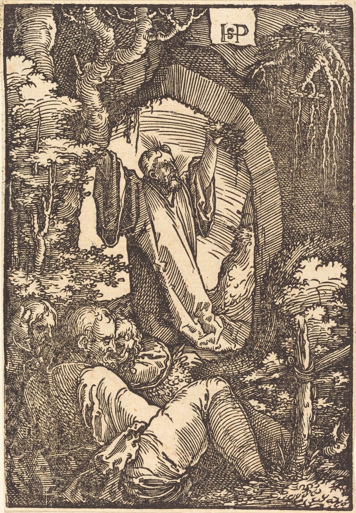 The Agony in the Garden by Sebald Beham