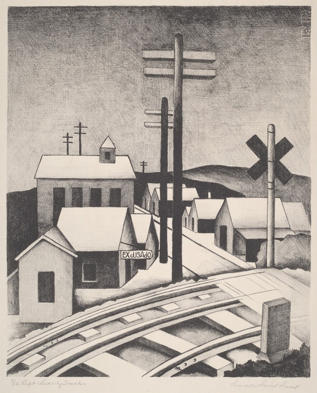 Left Side of Tracks by Alma Lucile Land Lacy