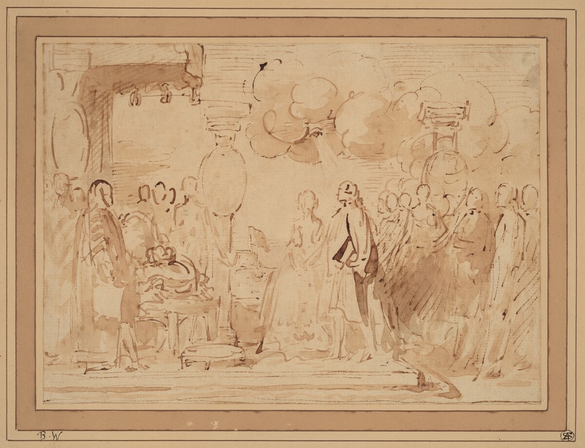 George III Resuming Royal Power in 1789 by Benjamin West