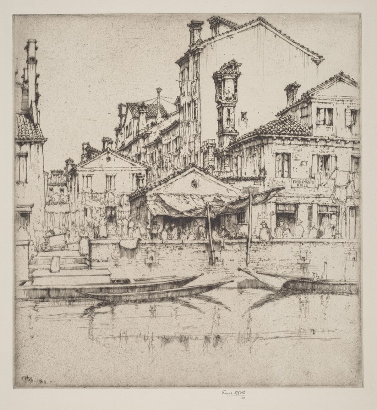 Fondamento Rielo, Venice by Ernest D. Roth