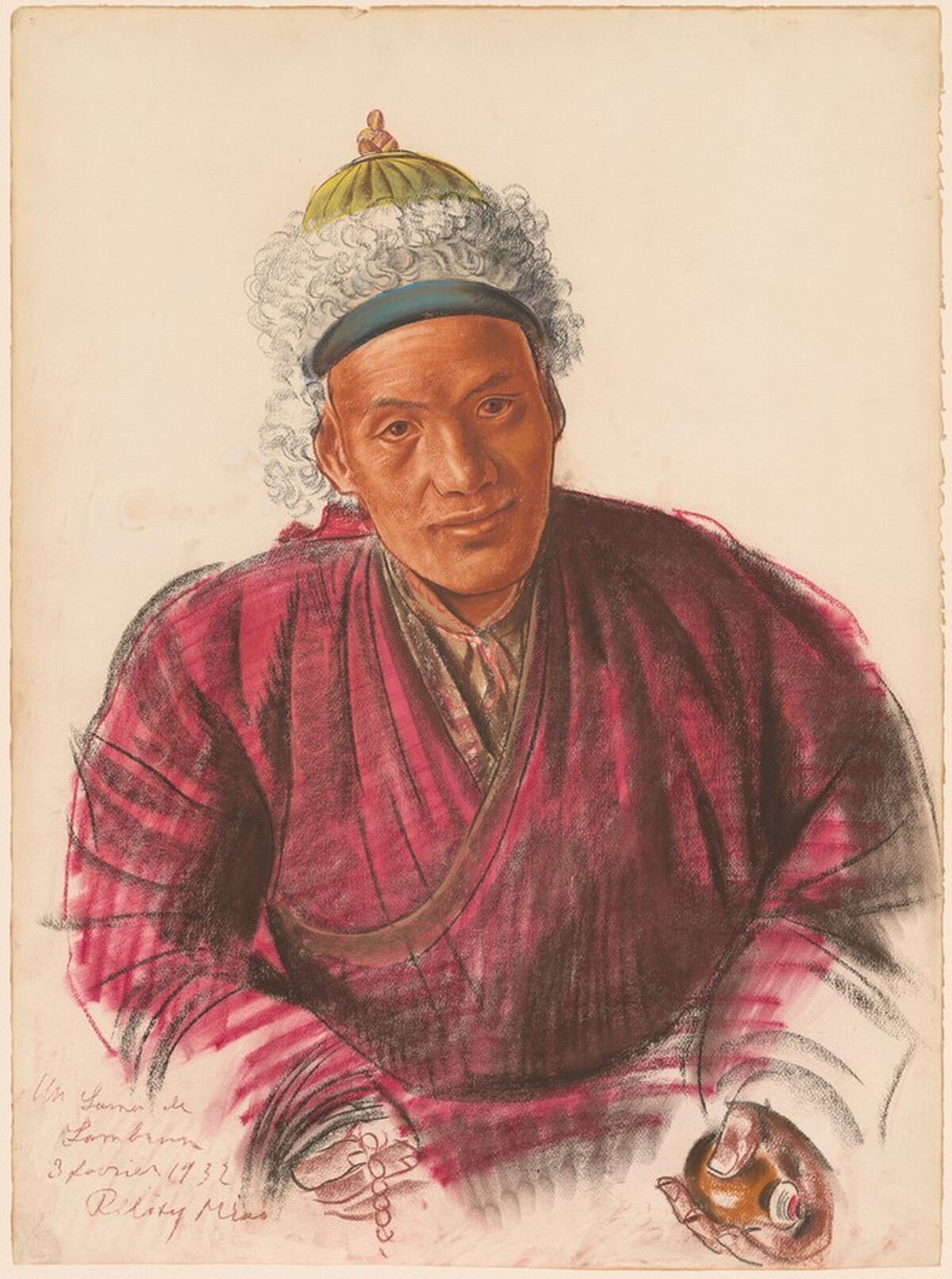 Un Lama de Lambrunn by Alexander Jacovleff