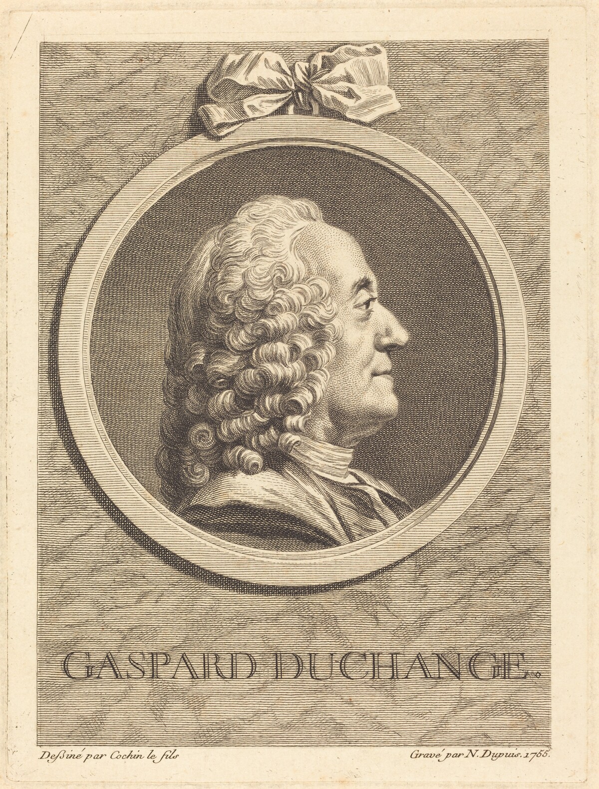 Gaspard Duchange by Nicolas-Gabriel Dupuis after Charles-Nicolas Cochin II