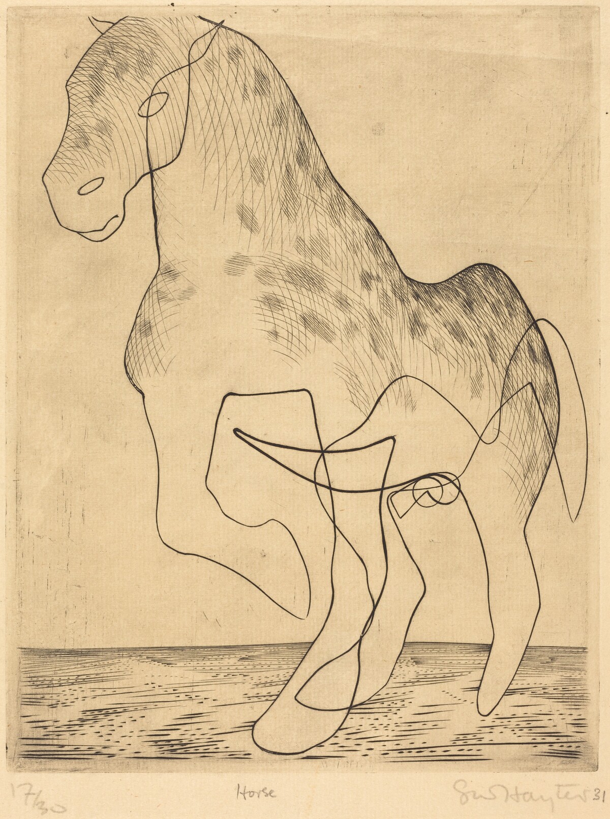The Big Horse by Stanley William Hayter