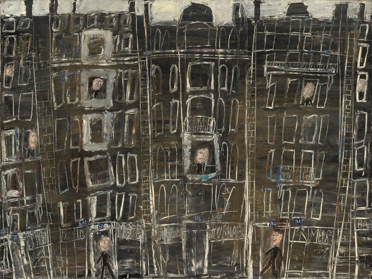 Façades d'immeubles (Building Façades) by Jean Dubuffet