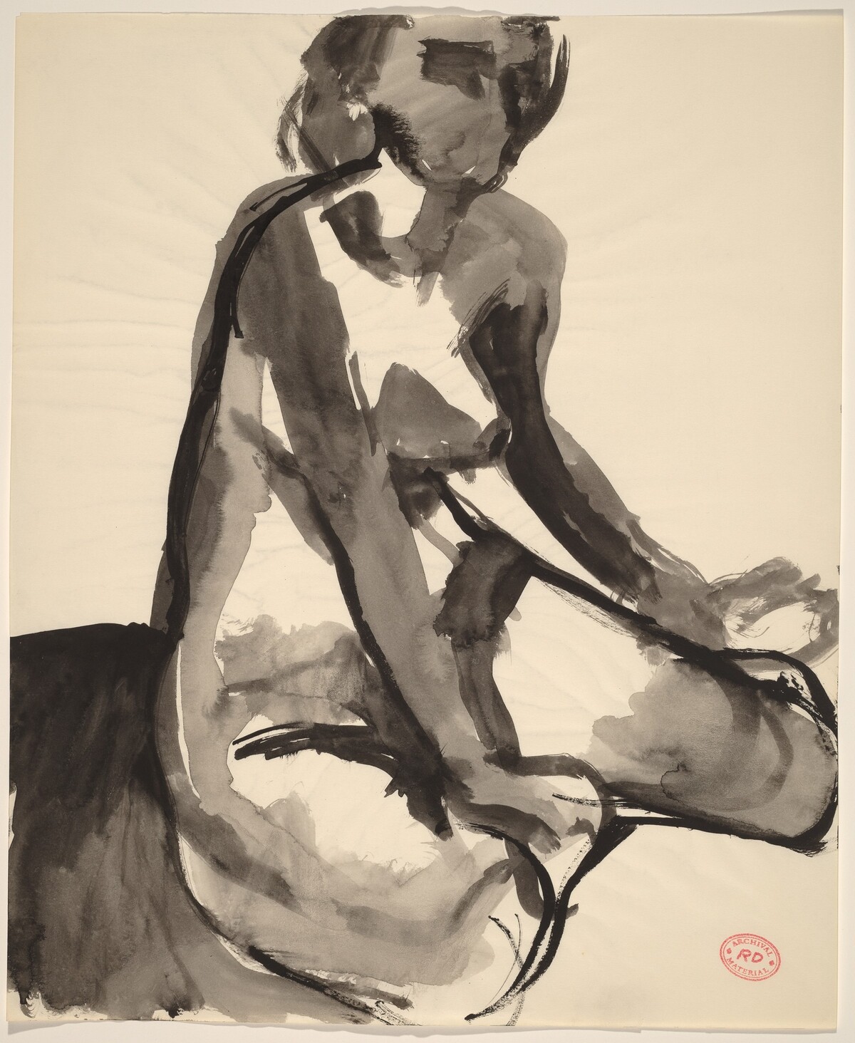 Untitled [seated woman] by Richard Diebenkorn
