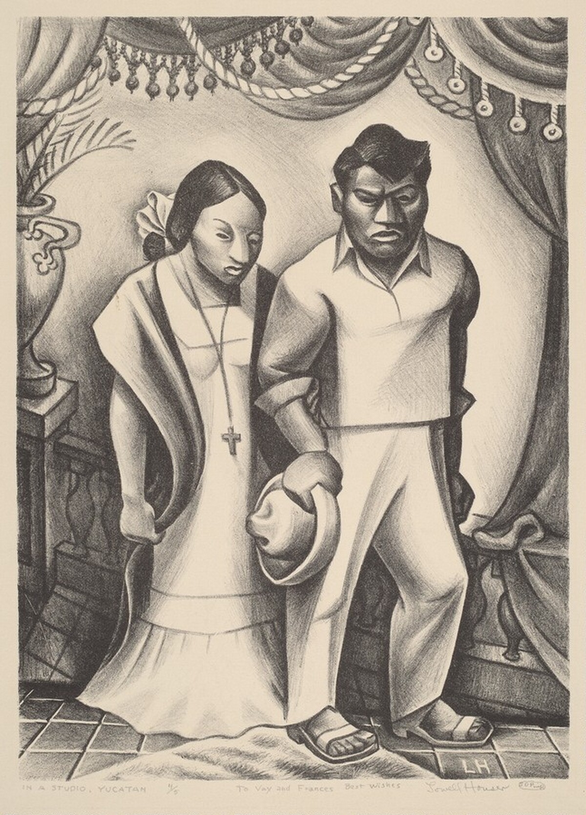 In a Studio, Yucatan by Lowell D. Houser