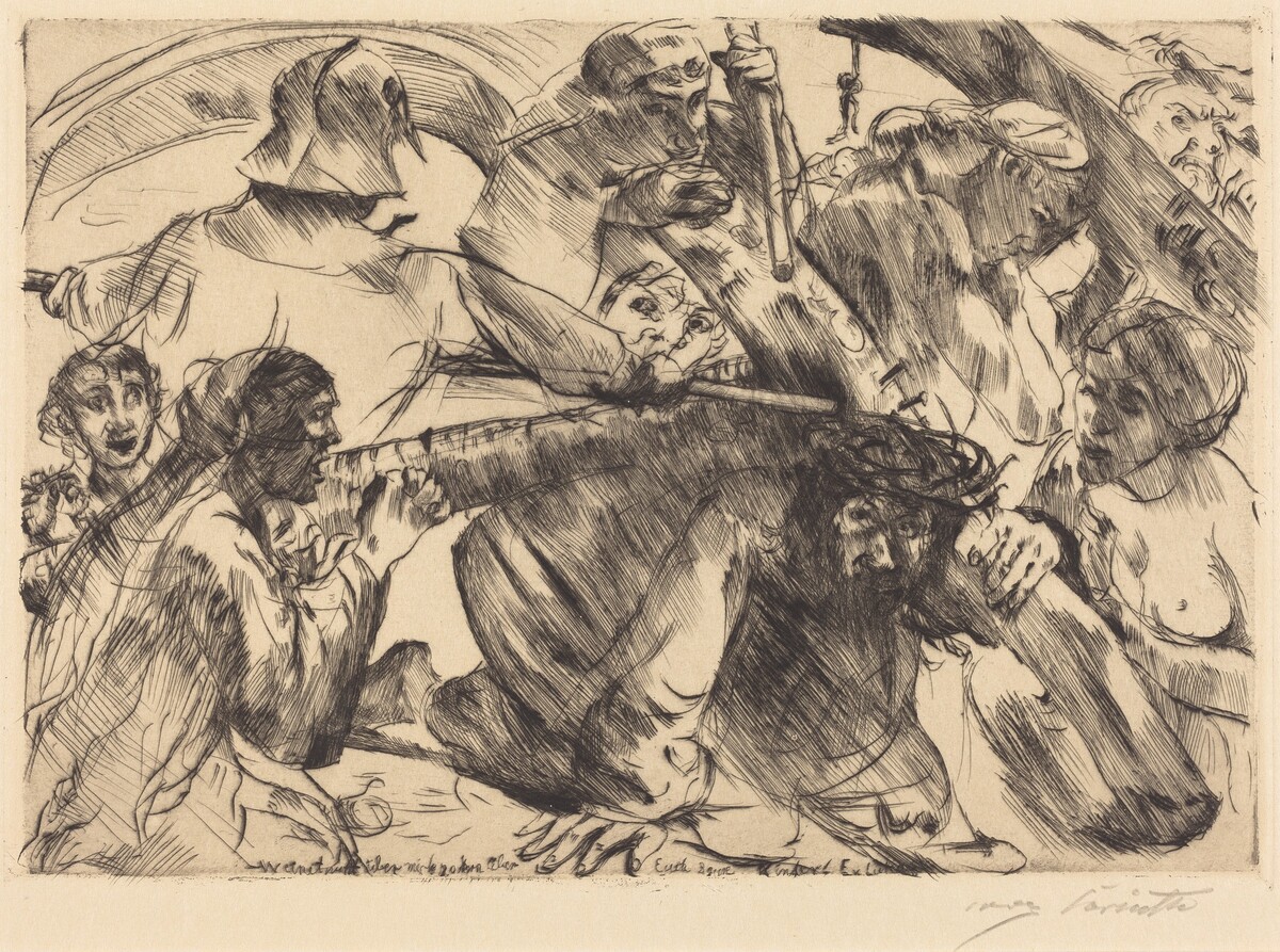 Christ Bearing the Cross (Kreuztragung) by Lovis Corinth
