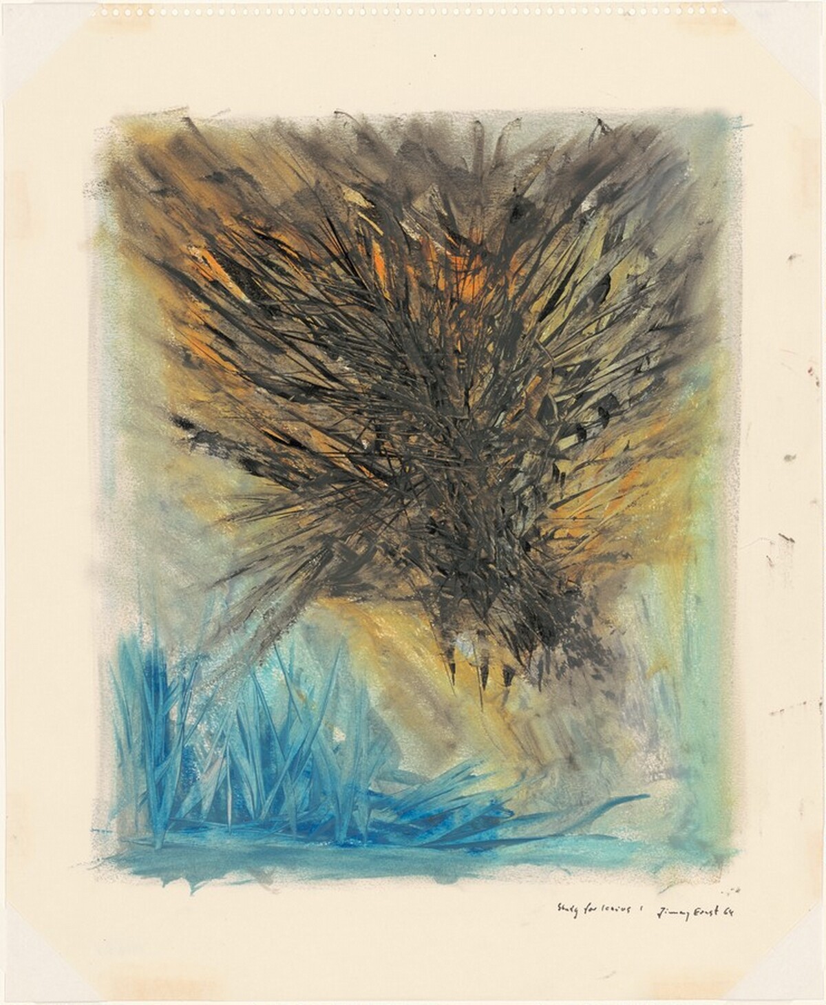 Study for "Icarus", No. 1 by Jimmy Ernst