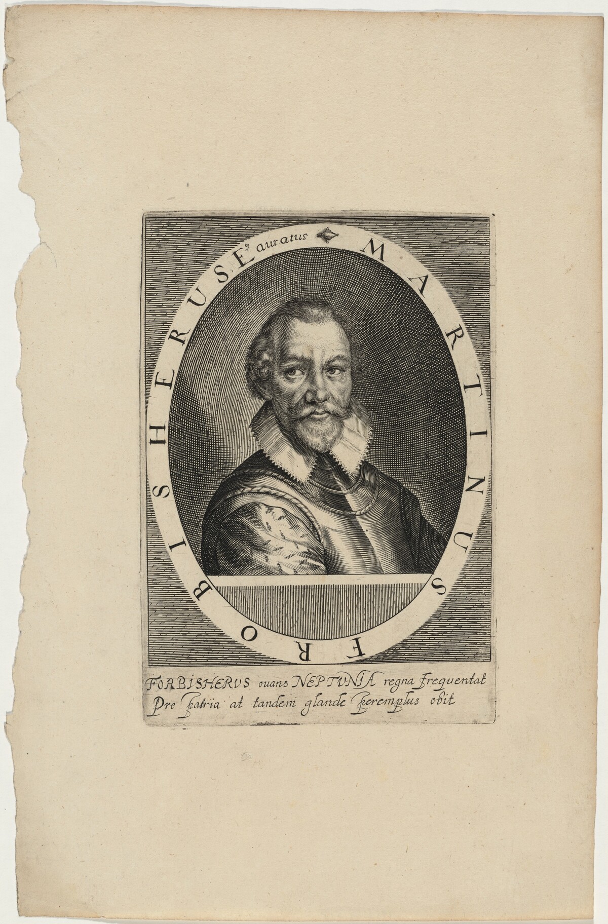 Sir Martin Frobisher by Willem de Passe and Magdalena de Passe
