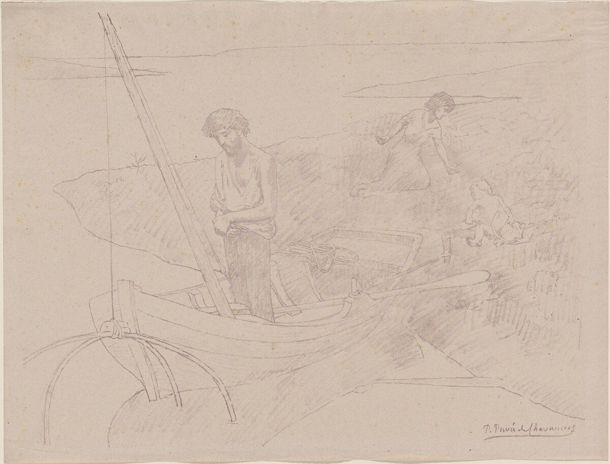 The Poor Fisherman (Le Pauvre pêcheur) by Pierre Puvis de Chavannes
