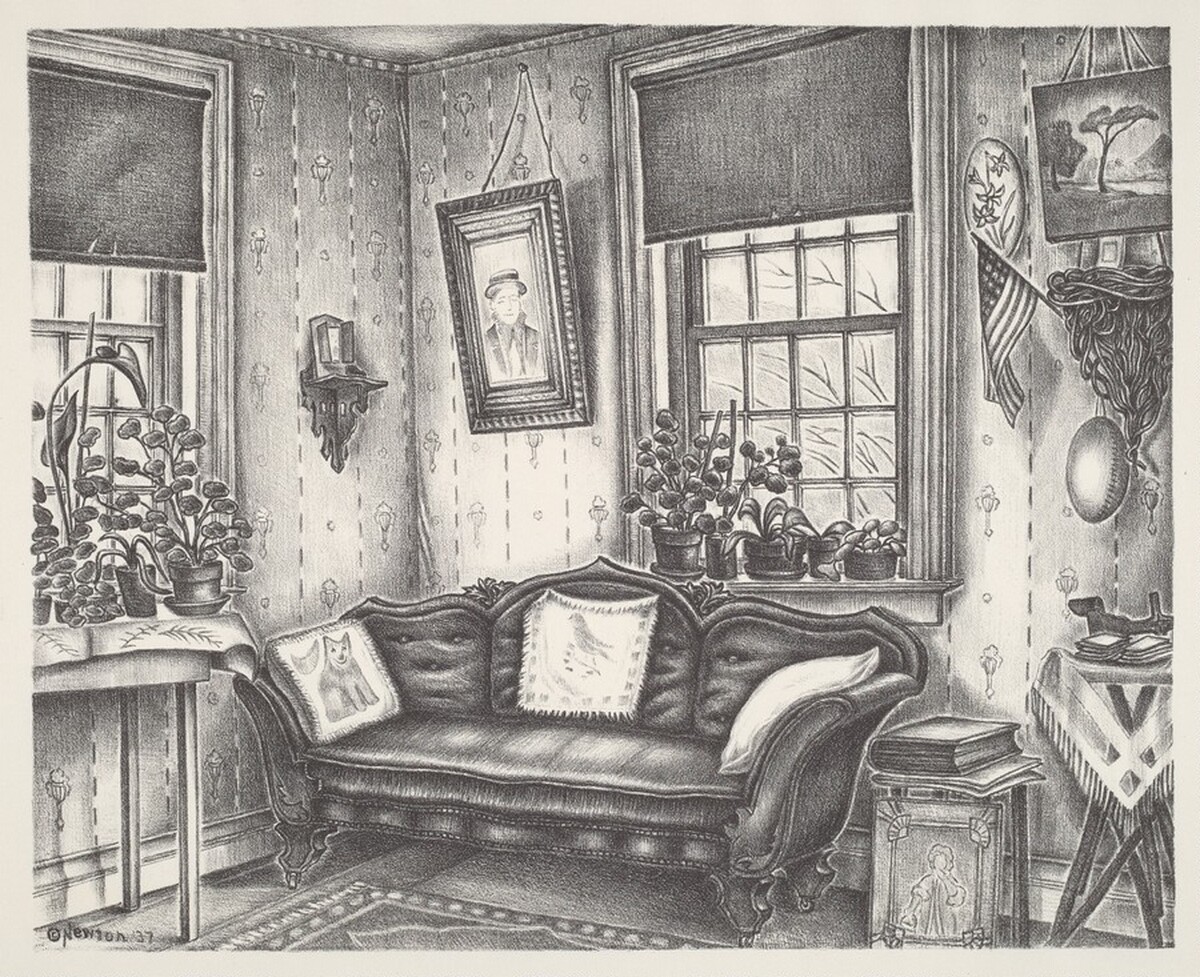 Parlor Sofa by Edith Whittlesey Newton