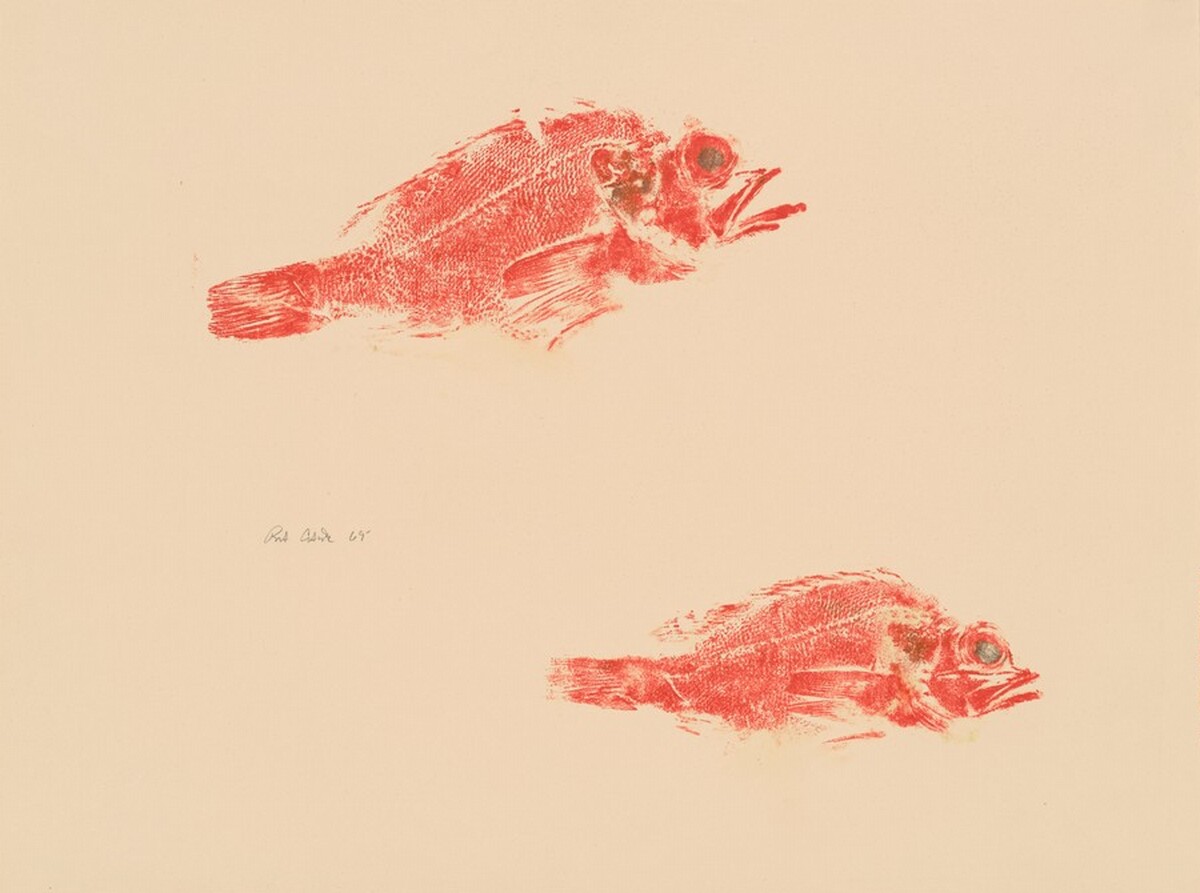 Two Orange Fish by Robert Allan Cale