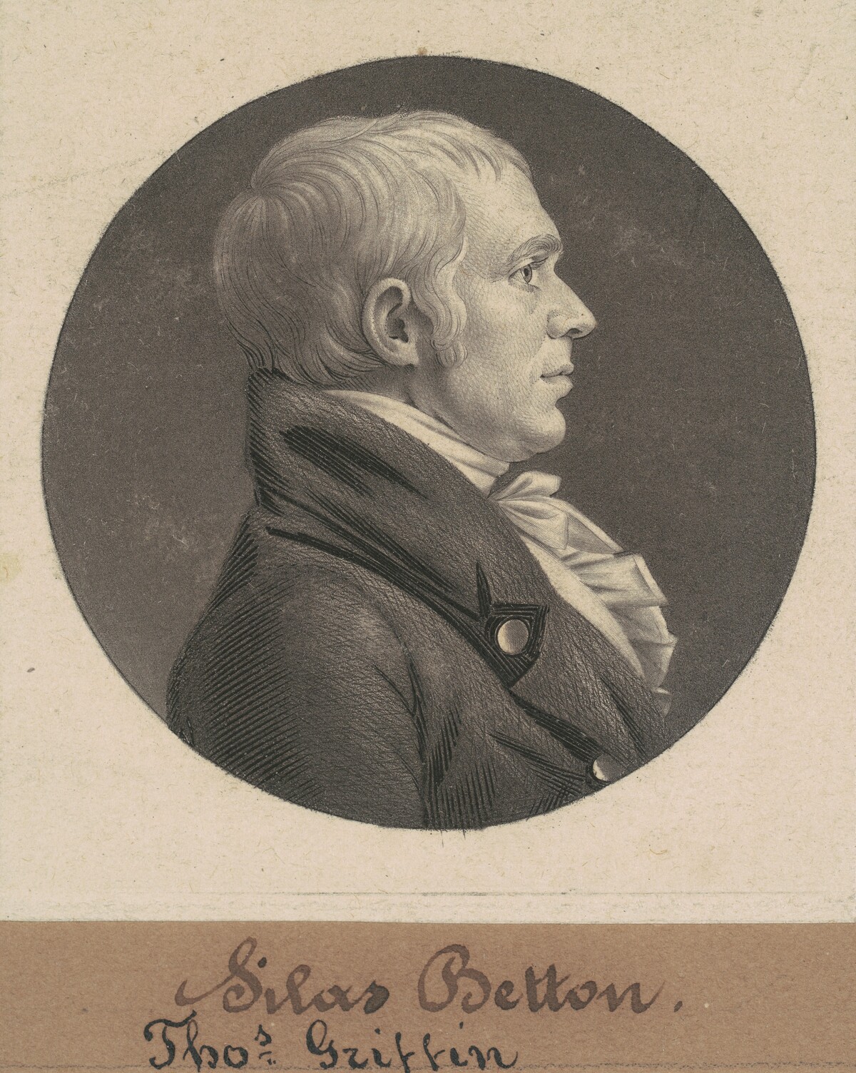 Silas Betton by Charles B. J. Févret de Saint-Mémin