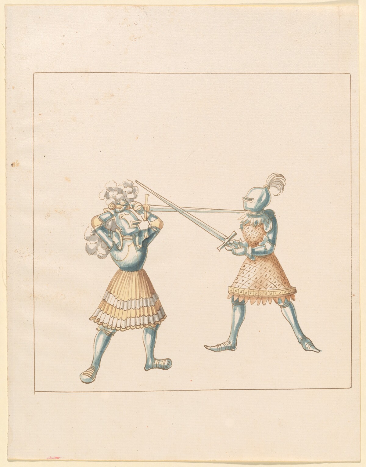 Foot Combat with Longswords by German 16th Century