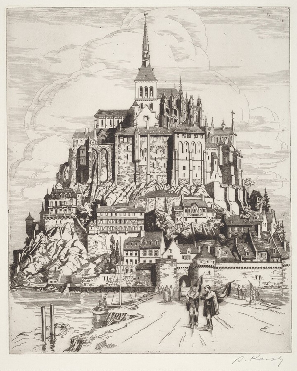 Mont St. Michel by Andrew Karoly