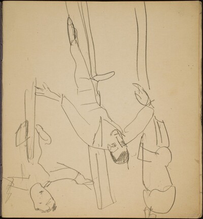 Balancierende Artiste (Tightrope Walker) [p. 1]