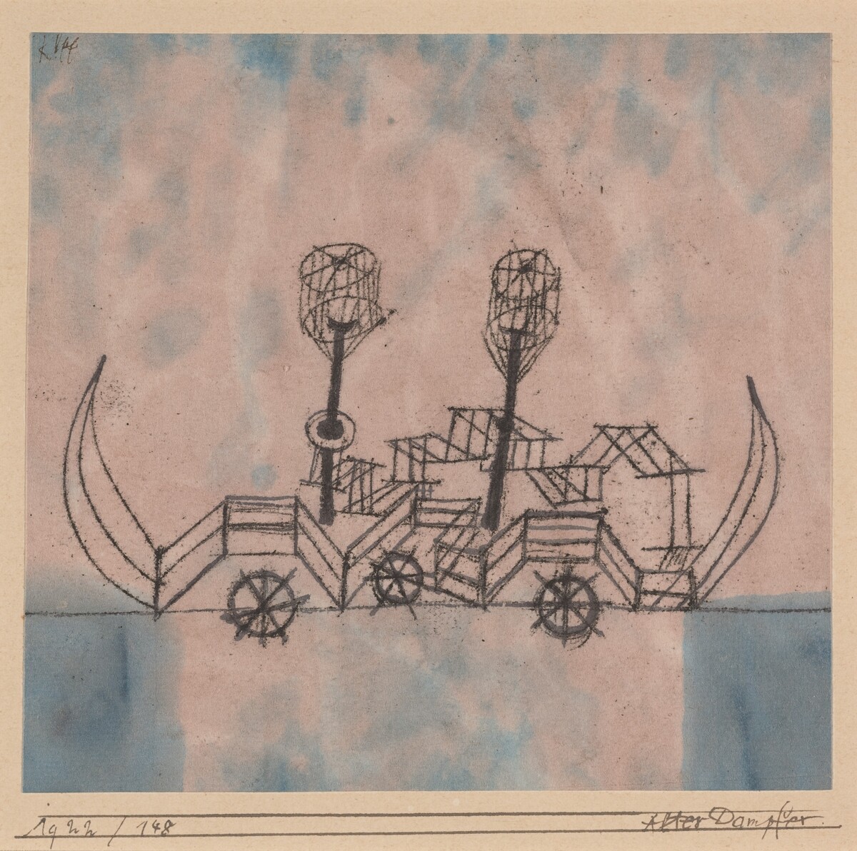 Alter Dampfer (Old Steamboat) by Paul Klee