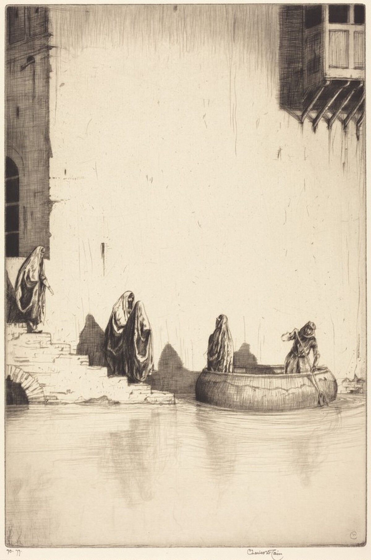Whispering Steps - Baghdad by Charles William Cain