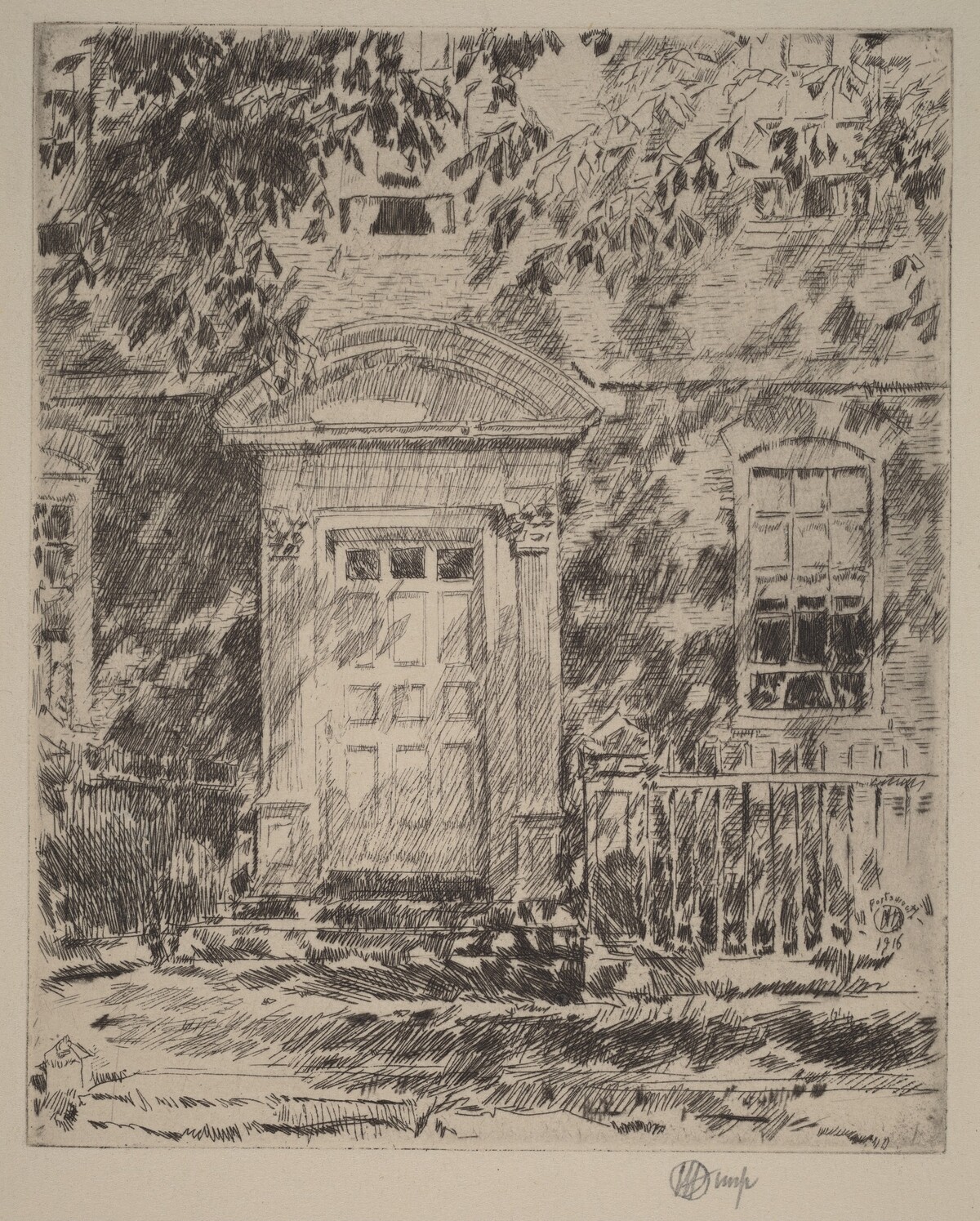 Portsmouth Doorway by Childe Hassam
