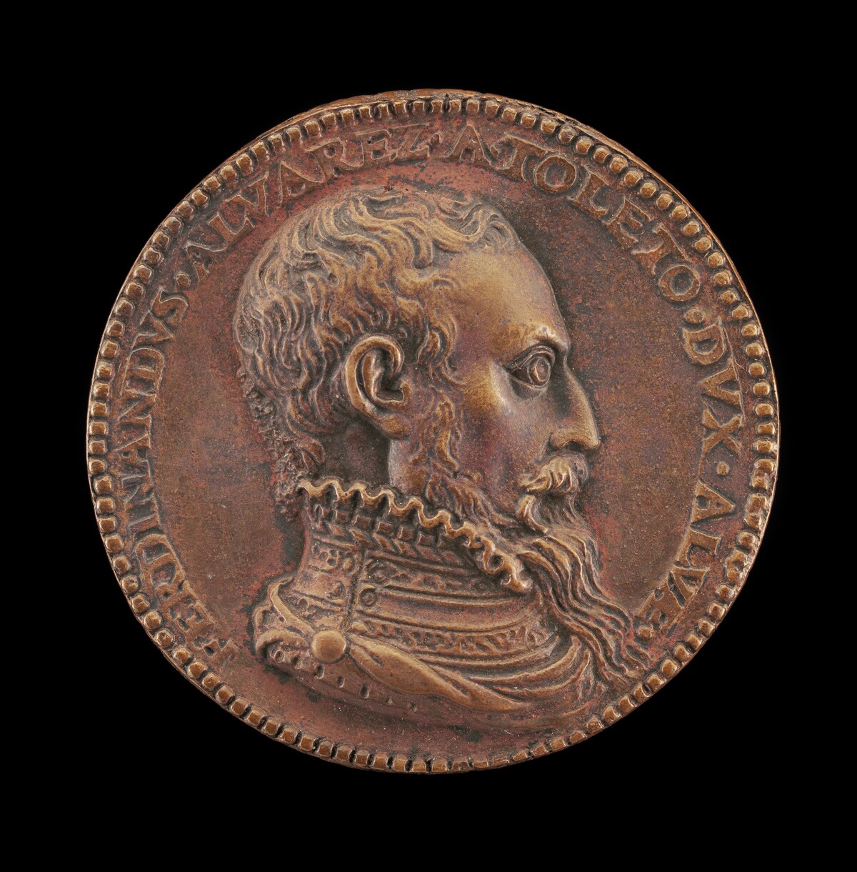 Fernando Alvarez de Toledo, 1507-1582, 3rd Duke of Alba [obverse] by Giuliano Giannini