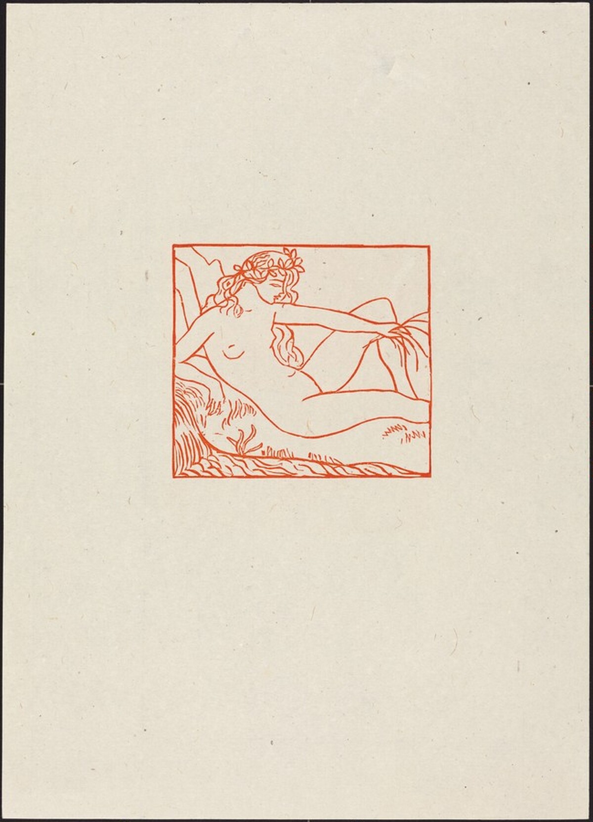 Tenth Eclogue: A Naiad, Nymph of the Springs (Arethuse) by Aristide Maillol