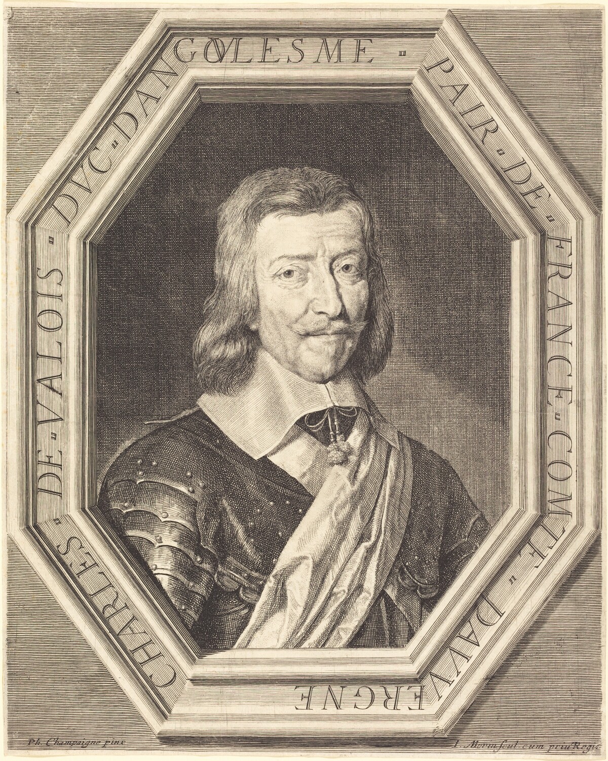 Charles de Valois, duc d'Angouleme by Jean Morin after Philippe de Champaigne