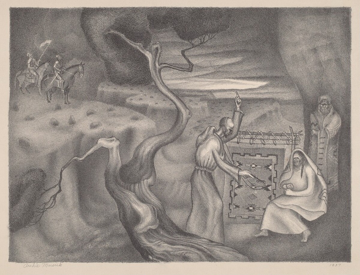 Untitled (Religous Scene) by Archie L. Musick