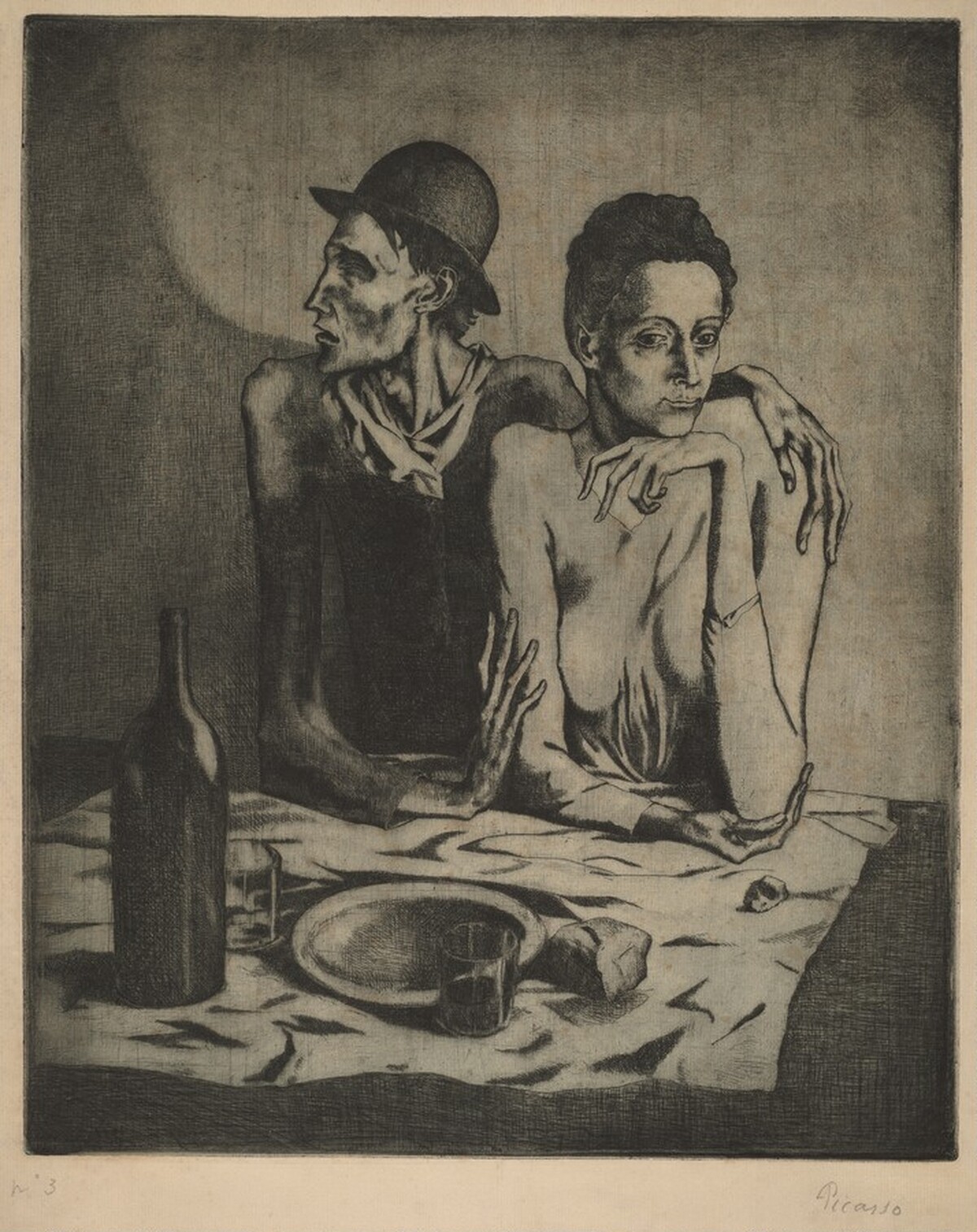 The Frugal Repast (Le repas frugal) by Pablo Picasso